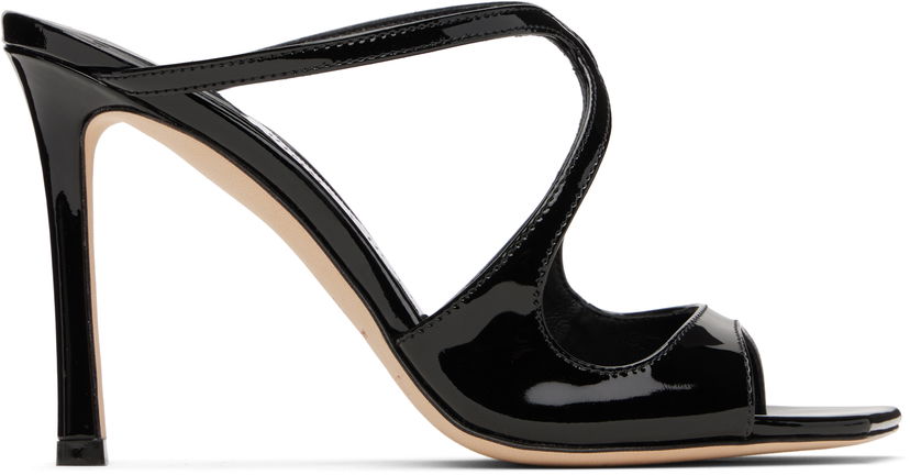 Handväska Jimmy Choo Jimmy Choo Anise 95 Heeled Sandals Svart | ANISE 95
