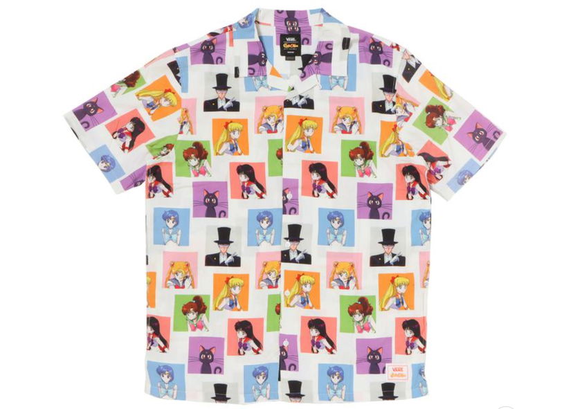 Skjorta Vans Pretty x Guardian Sailor Moon Graphic Shirt White Flerfärgad | VN0000AFWHT