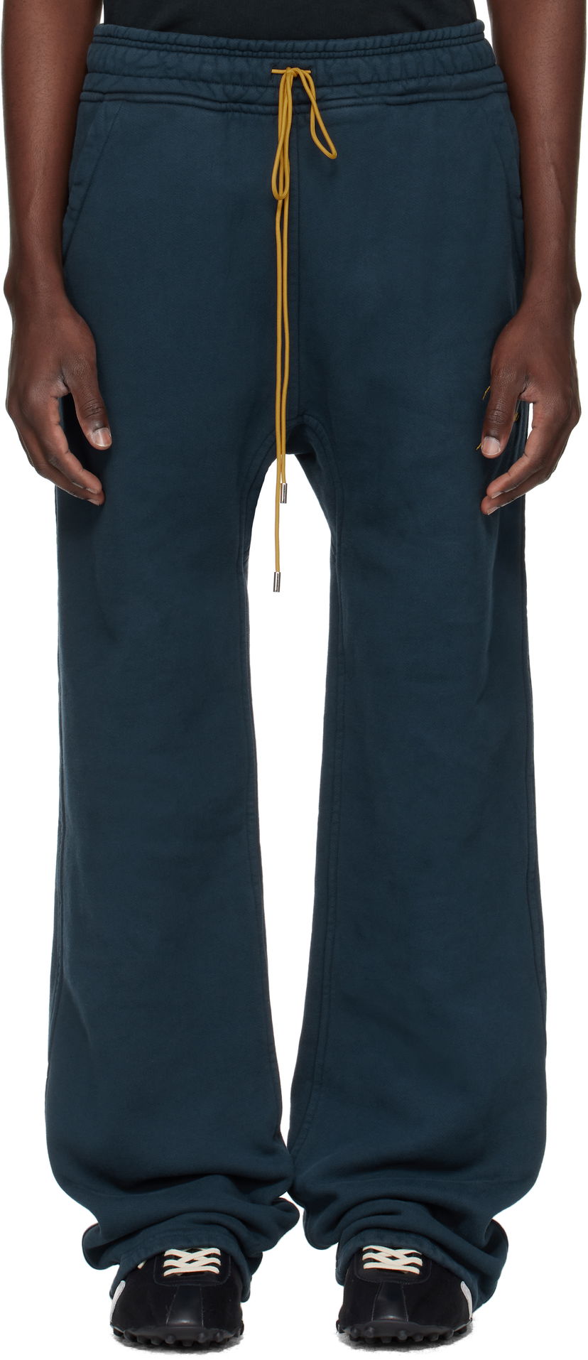 Träningsbyxor Rhude Rhude Classic Sweatpants Mörkblå | RHPF25PA01012