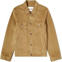 Jacka Nanushka Rhys Wool Overshirt Beige | NM23PFOW00865, 1