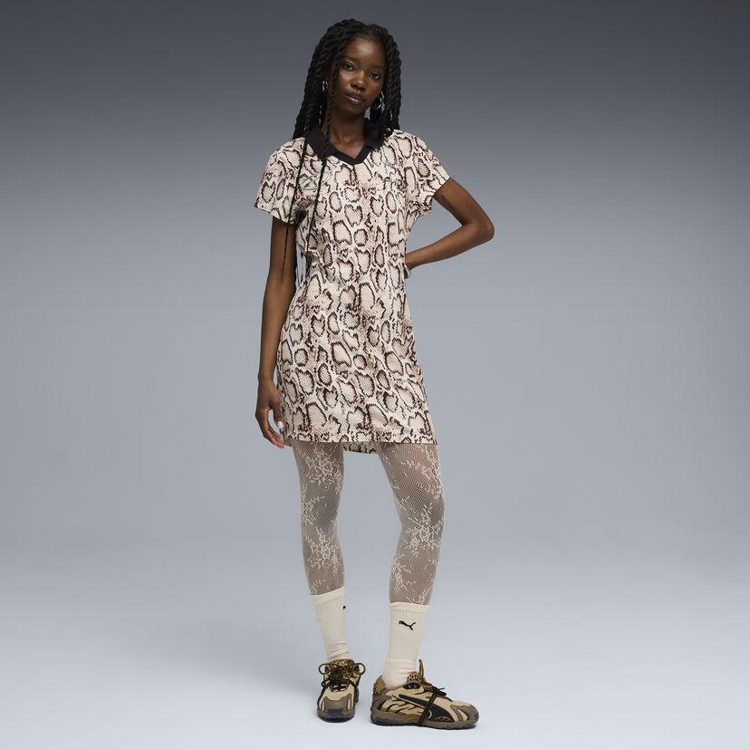 Klä Puma A$AP ROCKY Snakeskin Print Short-Sleeve Polo Dress Flerfärgad | 633416_36