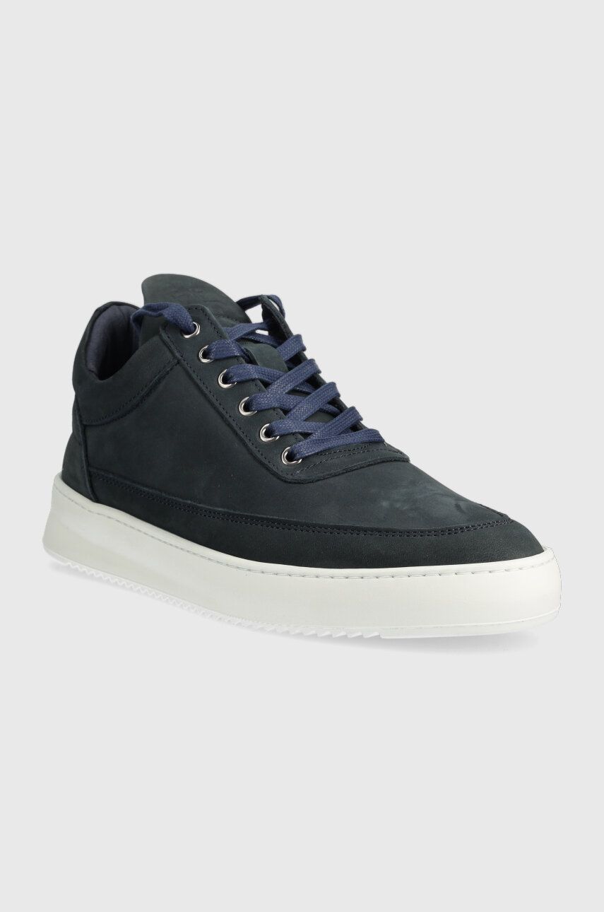 Sneakers och skor Filling Pieces Low Top Ripple Nubuck Mörkblå | 2512284-2001, 1