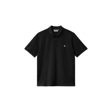 Polotröja Carhartt WIP S/S Chase Pique Polo Shirt Svart | I023807_00F_XX, 6