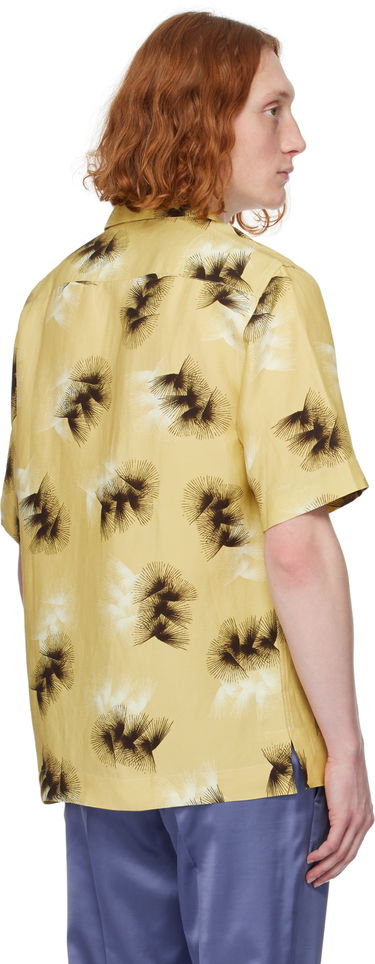 Skjorta Paul Smith Paul Smith Abstract Print Short Sleeve Shirt Gul | M1R-905U-M02229-10, 2