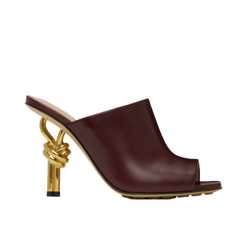 Sneakers och skor Bottega Veneta Knot Mules "Brown" Brun | 740589 VBSF0