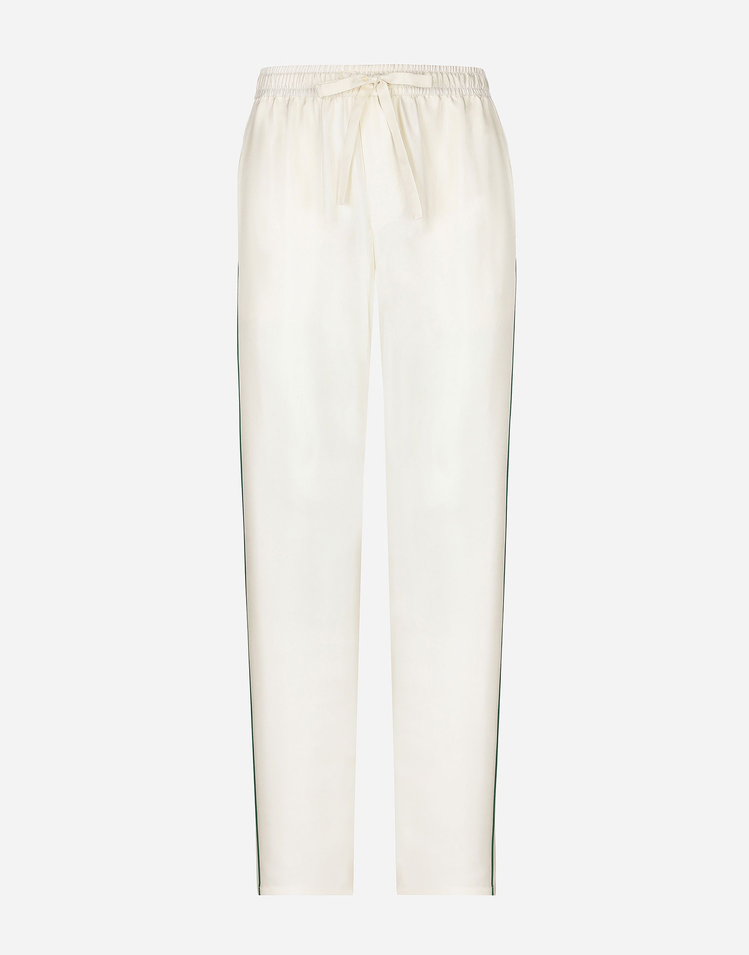 Träningsbyxor Dolce & Gabbana Silk Jogging Pants With Embroidery Vit | GVRMAZFU1S4W0111, 0