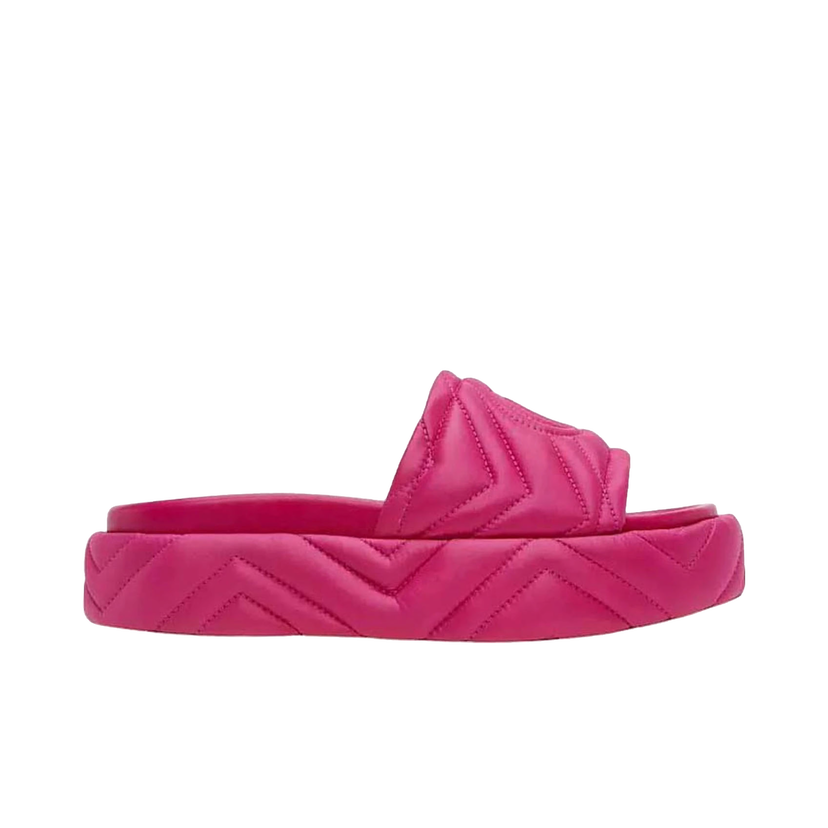 Sneakers och skor Gucci Quilted Angelina Platform 55 mm Sandal Lovely Pink W Rosa | 723382 FQL00 5422