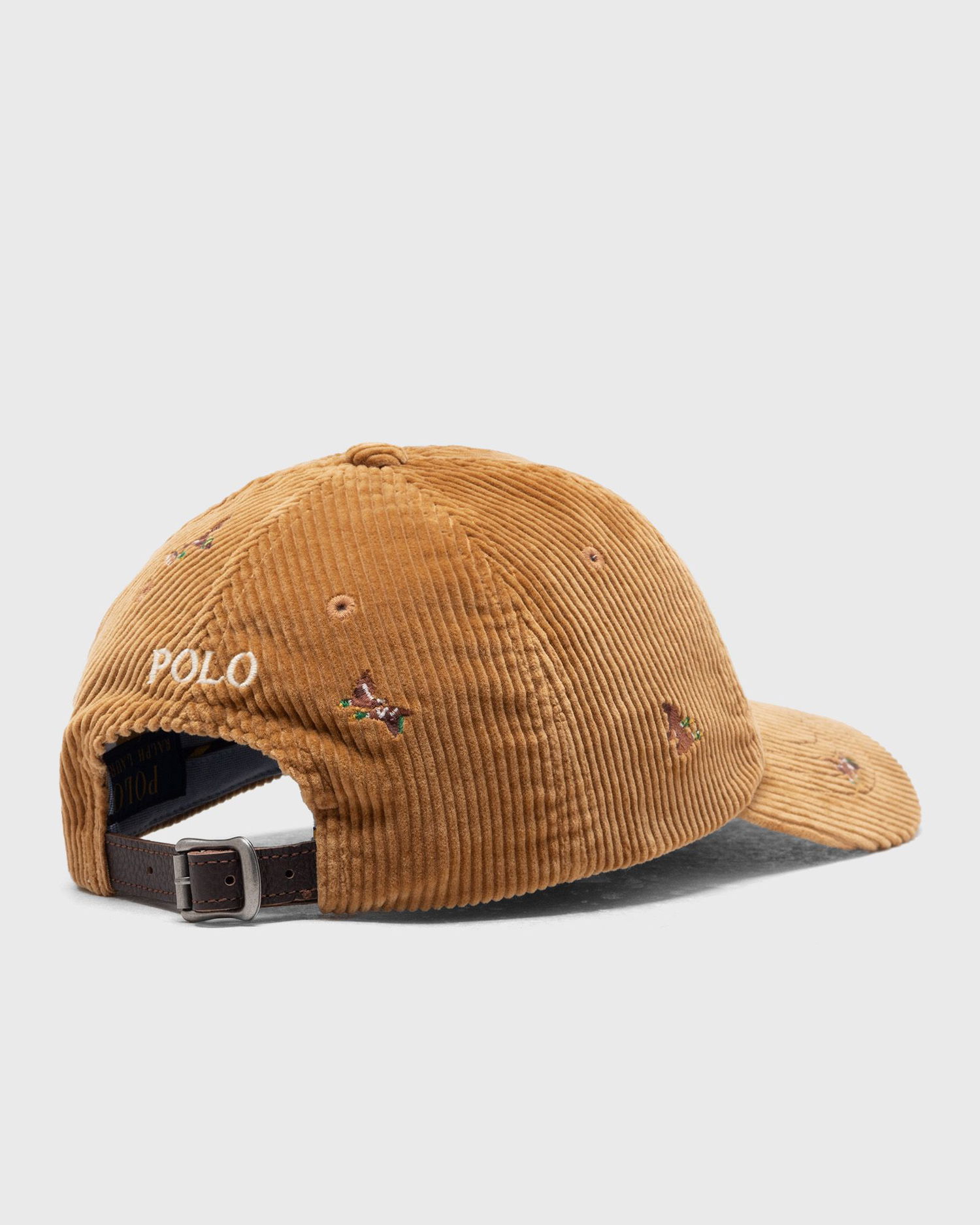Keps Polo by Ralph Lauren Embroidered Corduroy Baseball Cap Beige | 710979195001, 1