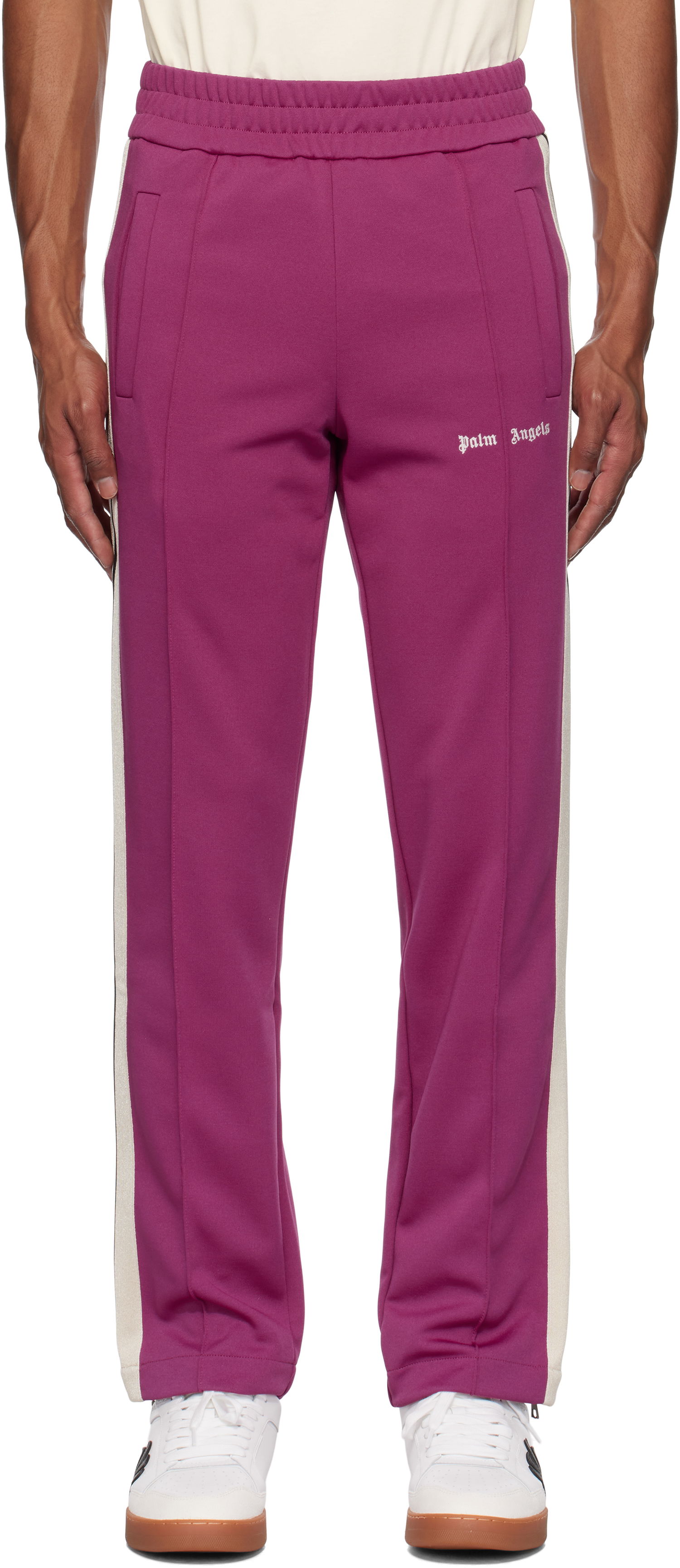 Träningsbyxor Palm Angels Classic Logo Track Pants Purpur | PMCJ020F24FAB0033703, 0