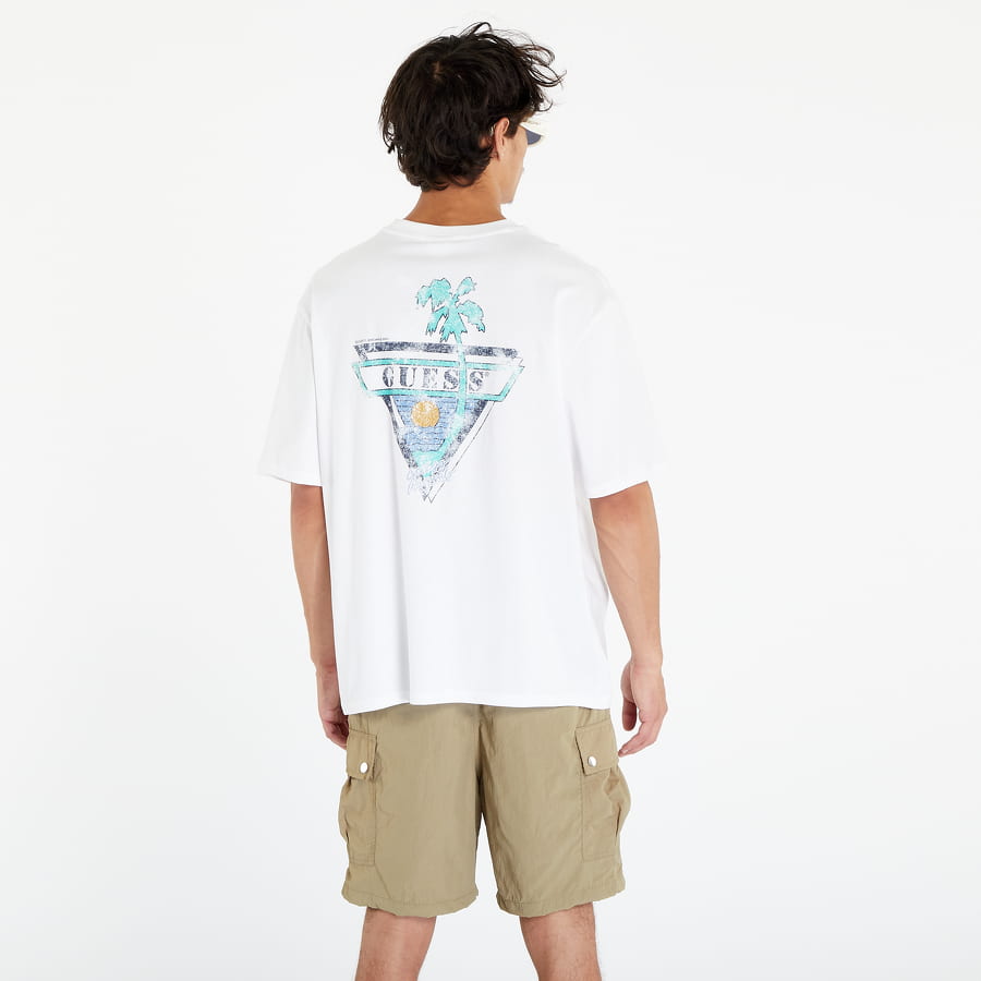 T-shirt GUESS Go Palms Tee Vit | M3YI43K9XF1-G011, 1