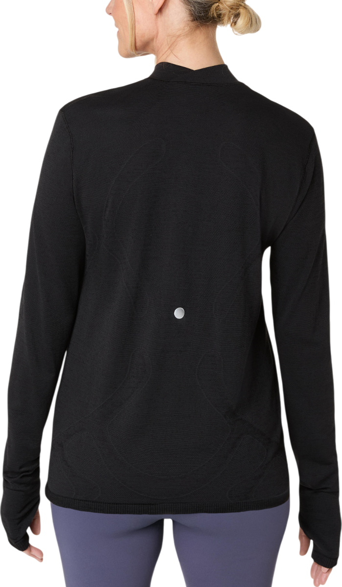 T-shirts och linne Asics Road Winter Seamless Long Sleeve Mock Neck Top with Thumbholes Svart | 2012d277-001, 1