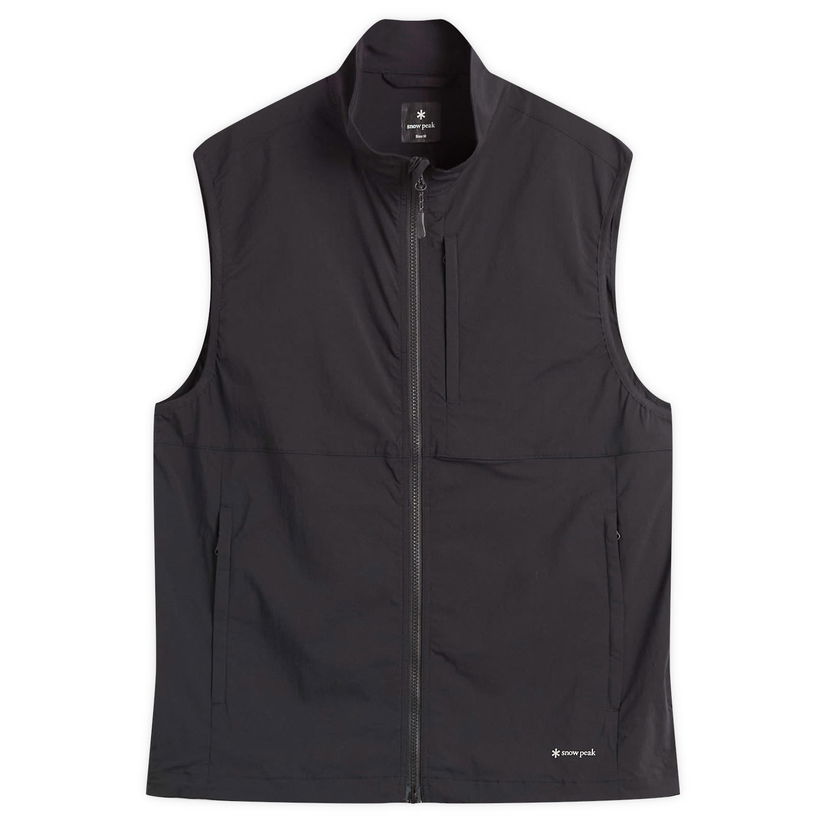 Väst Snow Peak Snow Peak Utility Vest Svart | NSD-JK-25AU003-BLK