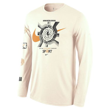T-shirt Nike Team 31 Courtside Long-Sleeve Tee Beige | DN3902-901, 0
