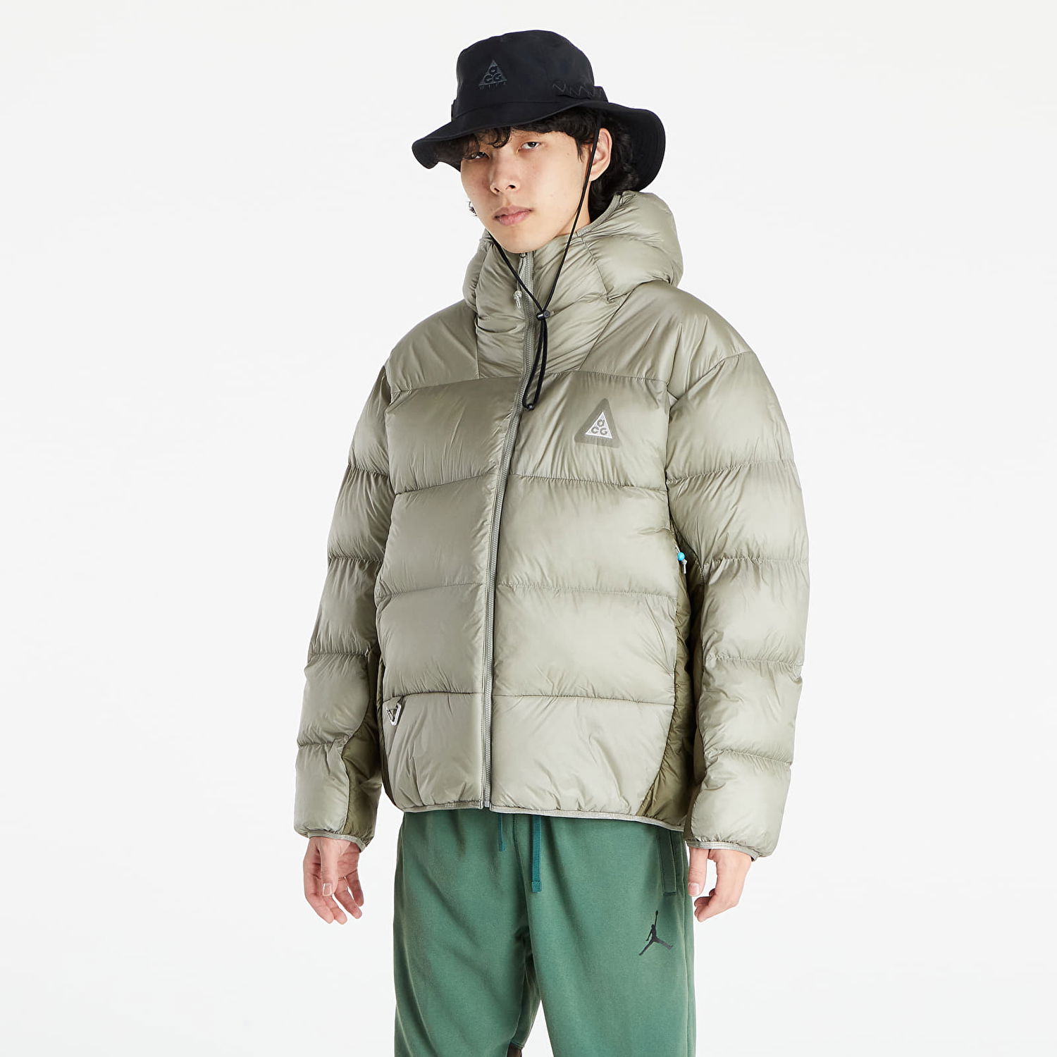 Pufferjacka Nike ACG Lunar Lake Puffer Jacket Grön | DH3070-320, 0