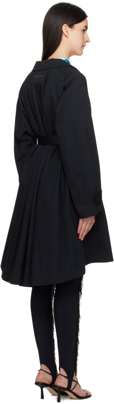 Trenchcoat Maison Margiela MM6 Maison Margiela Spliced Trench Coat Svart | S52AH0078 S78537, 2