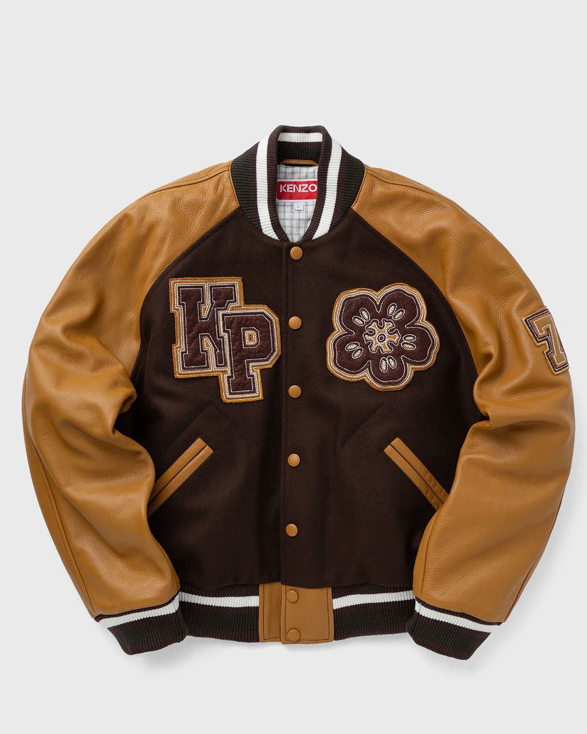 Jacka KENZO BOKE FLOWER VARSITY JACKET men College Brun | FE68BL1459OH.90