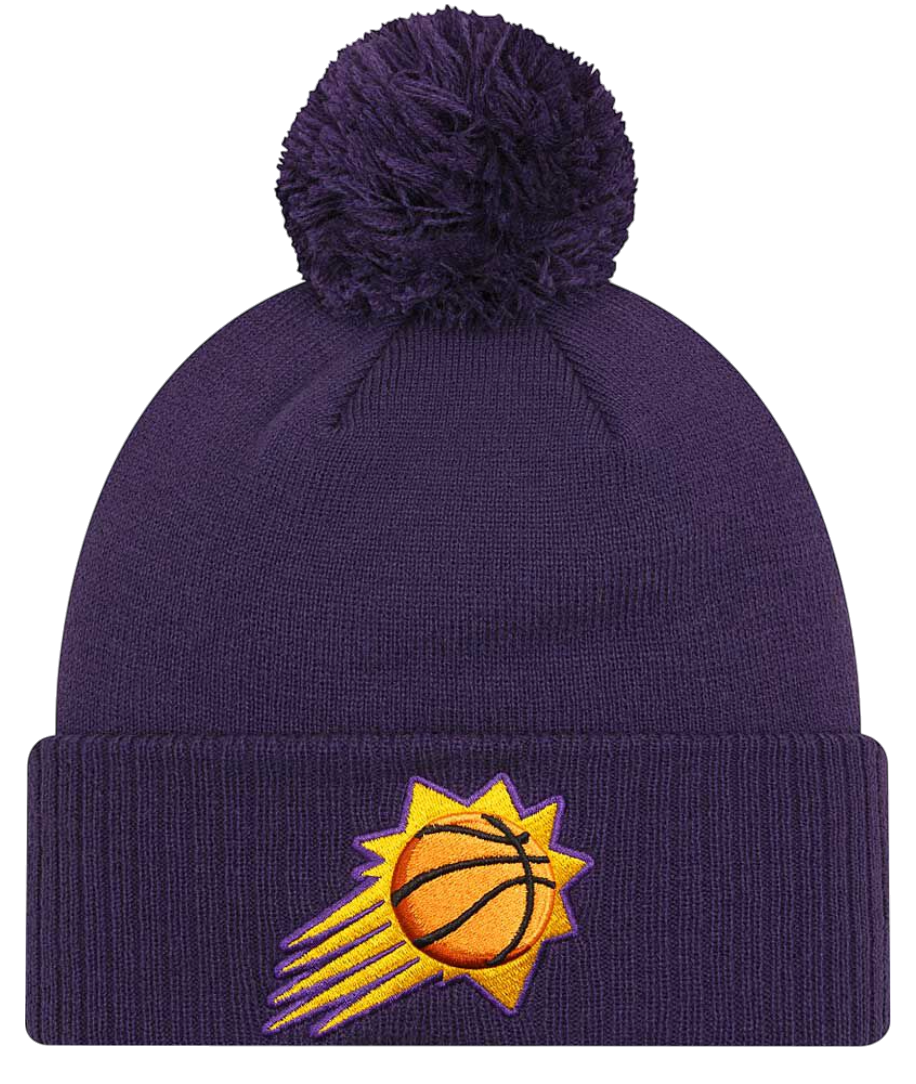 Mössa New Era New Era NBA Phoenix Suns 23-24 Pom Beanie Purpur | 60430199-60430199, 0