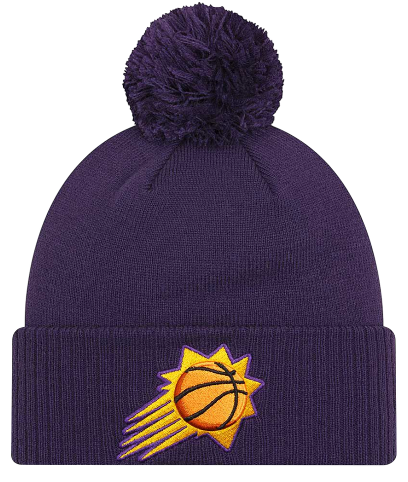 Mössa New Era New Era NBA Phoenix Suns 23-24 Pom Beanie Purpur | 60430199-60430199