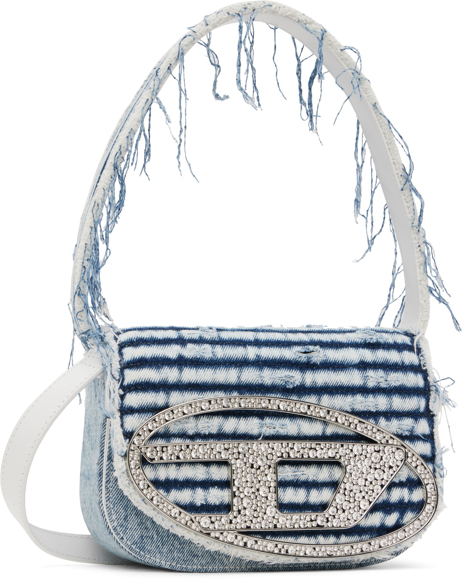 Handväska Diesel Diesel 1DR Denim Shoulder Bag Blå | X08396 P8040, 1