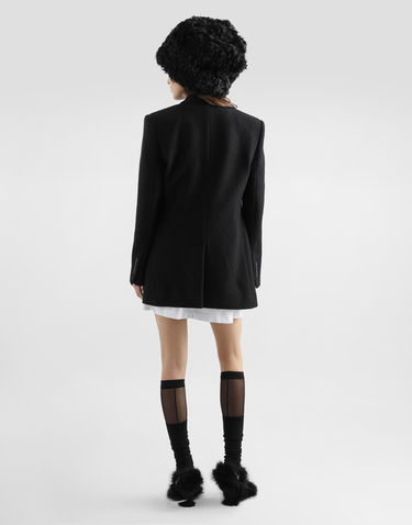 Jacka Dolce & Gabbana Dolce & Gabbana Double-Breasted Wool Jacket Svart | F29UBTHU2BBN0000, 2