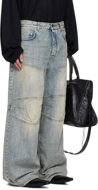 Jeans Balenciaga Balenciaga Baggy Wide-Leg Jeans Blå | 814161TNW65, 1