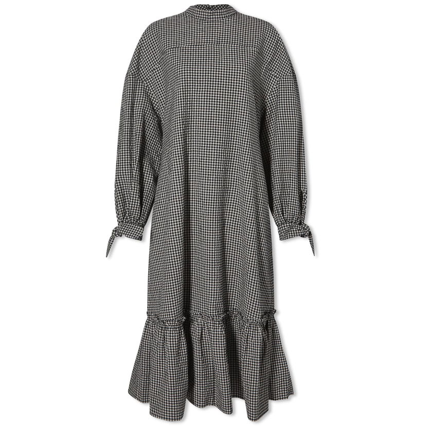 Klä YMC YMC Rushmore Midi Dress With Long Sleeves Svart | Q1WAI-01