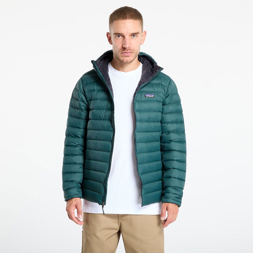 Pufferjacka Patagonia Down Sweater Hoody Grön | 84702 CASG
