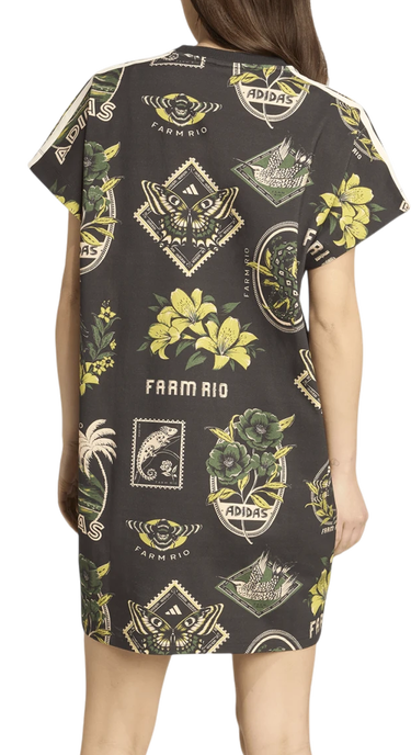 Klä adidas Originals adidas Farm Women's T-Shirt Dress Svart | jl7004, 2