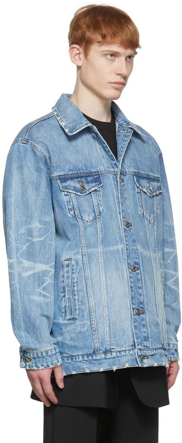 Jacka We11done We11done Trucker Denim Jacket Blå | WD-DJ1-22-354-U-BL, 1