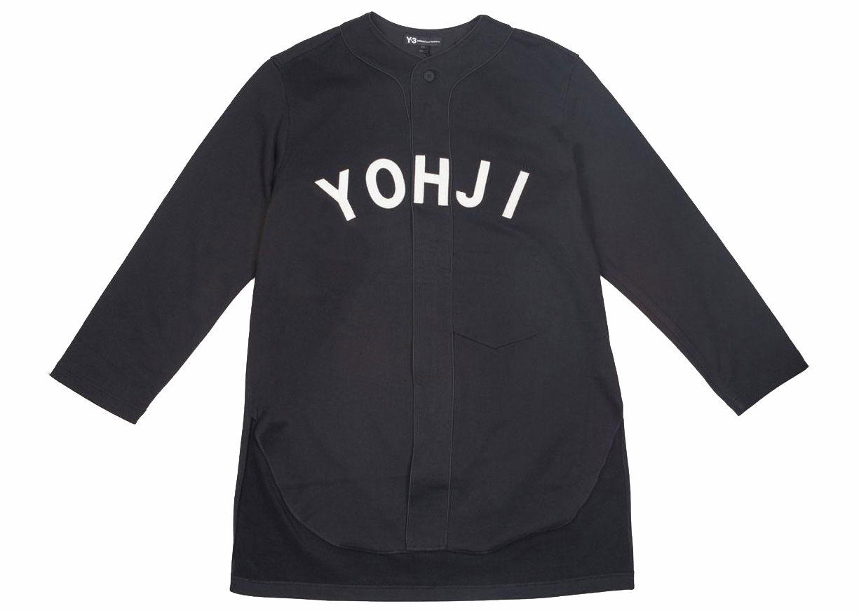 Tillbehör adidas Originals adidas Y-3 FT Yohji Letters Baseball Shirt Black/Off White Svart | FJ0434, 0