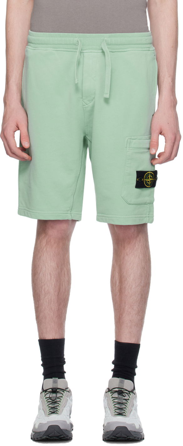 Shorts Stone Island Patch Shorts Grön | 801564651