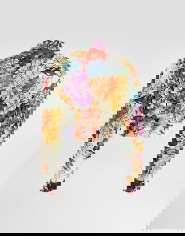 Skjorta Dolce & Gabbana Dolce & Gabbana Flower Bouquet-print Poplin Shirt Flerfärgad | F5P61THS5TRHA5PC, 3