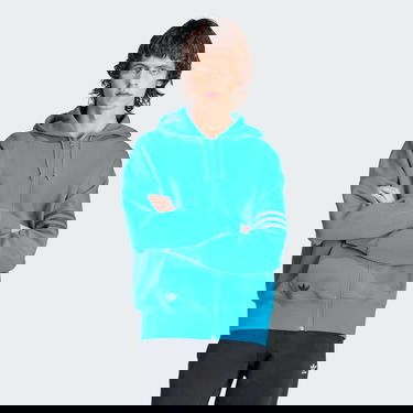 Sweatshirt adidas Originals Street Neuclassics Full-Zip Hoodie Blå | IS2827, 0