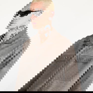 Skjorta Rick Owens Rick Owens DRKSHDW Magnum Tommy Shirt Grå | DU01E3290 CVS 34, 1