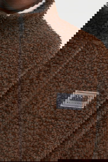 Sweatshirt Napapijri Martine Rose Full-zip Fleece with Wool Blend Brun | NP0A4IG7WT11, 3