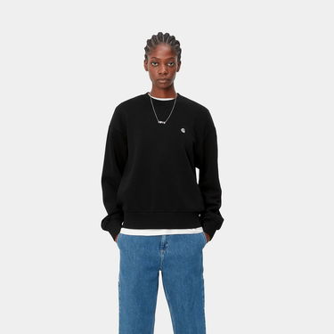 Sweater Carhartt WIP Casey Crewneck Svart | I032643_0M4_XX, 0