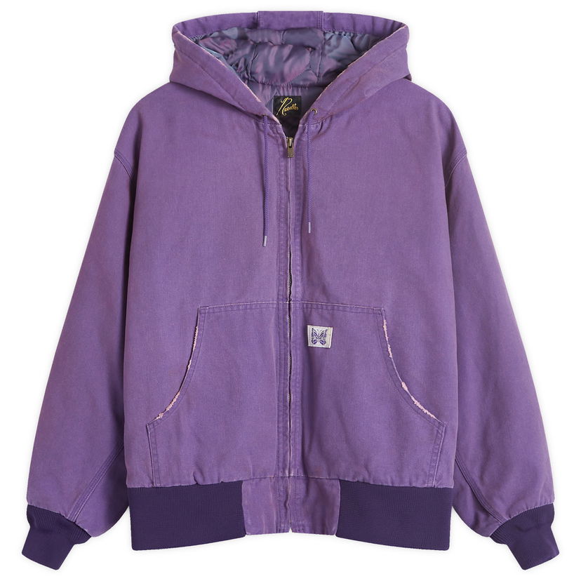 Jacka Needles Women's Zipped Work Purpur | PU193-PURP