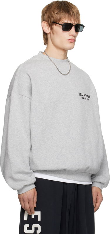Sweater Fear of God Fear of God ESSENTIALS Fleece Crewneck Sweatshirt Grå | 192HO246268F, 1