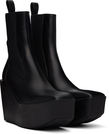 Kläder Rick Owens Rick Owens Hollywood Sliver Platform Beatle Boots Svart | RP01E7851 LOO, 3