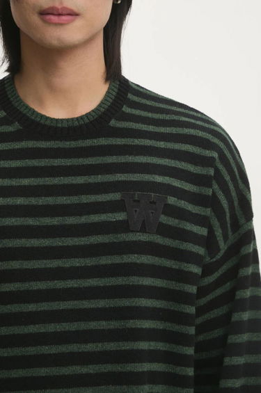 Sweater WOOD WOOD Wood Wood Tya Striped Oversized Jumper Svart | 10315502.4159, 3