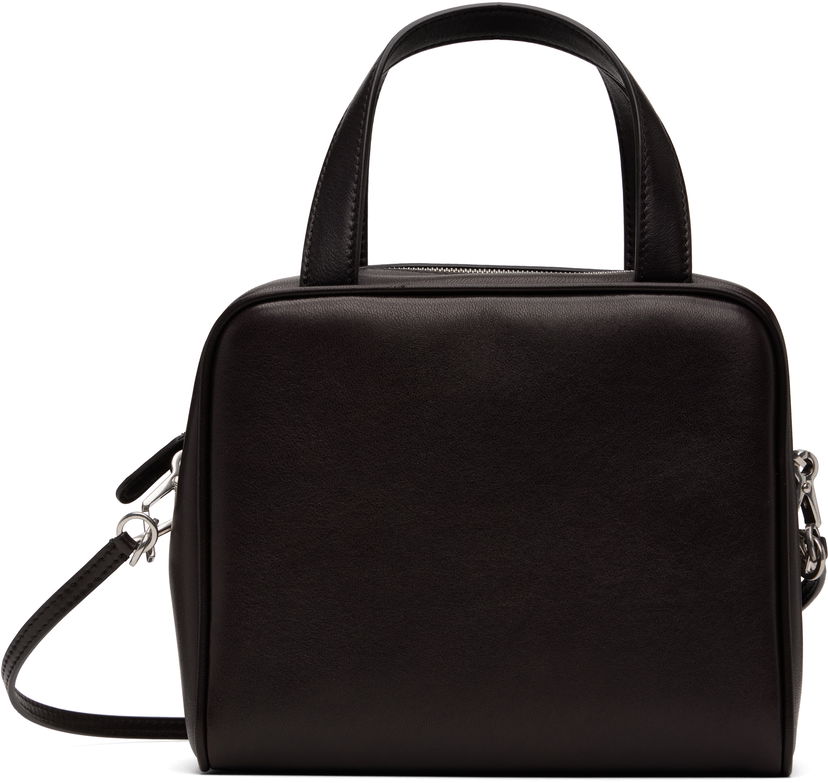 Handväska The Row The Row Ray Leather Shoulder Bag Svart | W1788-L148
