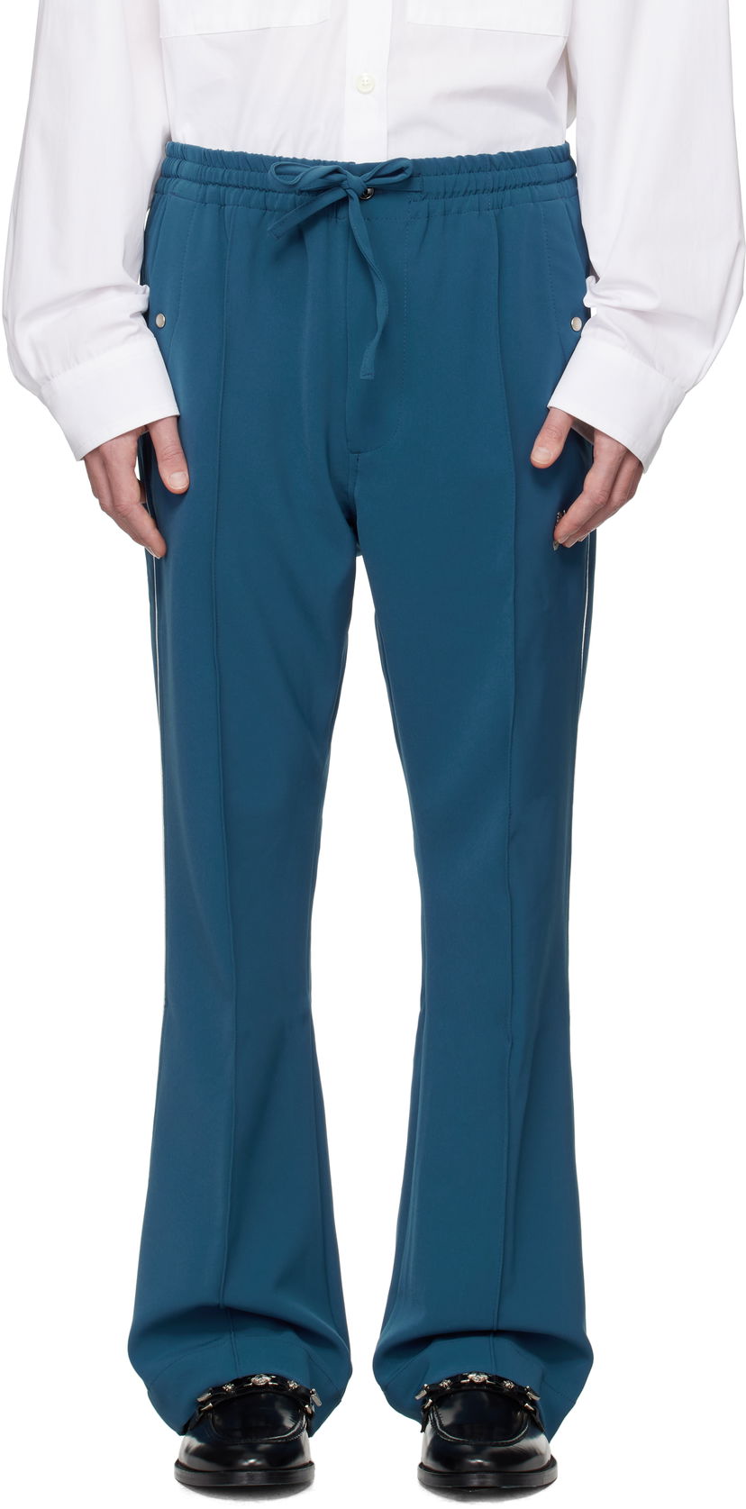 Byxor Needles Piping Cowboy Trousers Blå | PU209