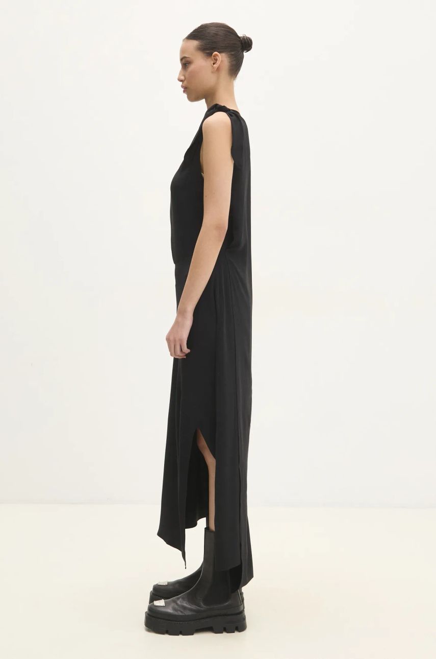Klä Samsoe Samsoe Samsoe Samsoe One-Sleeve Maxi Dress Svart | F24400148, 1