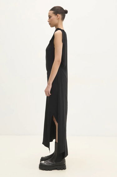 Klä Samsoe Samsoe Samsoe Samsoe One-Sleeve Maxi Dress Svart | F24400148, 1