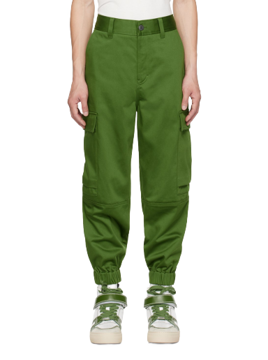 Cargo byxor AMI Cuffs Cargo Pants Grön | HTR210.CO0009