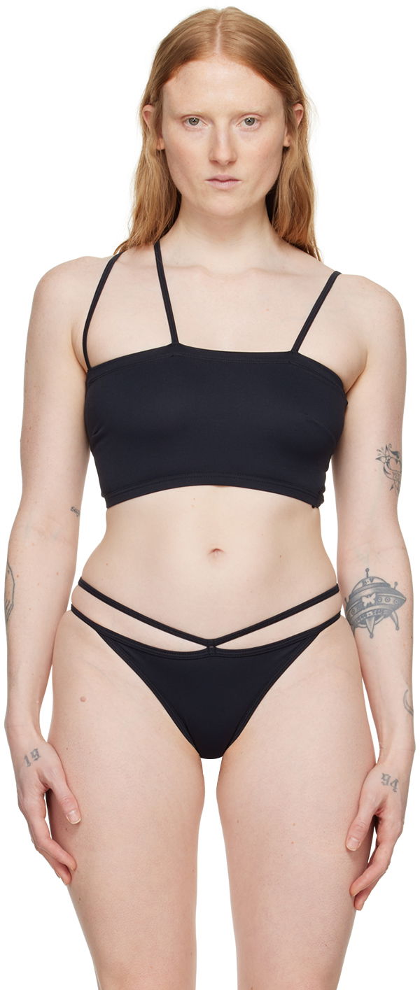 Behå Baserange Asymmetrical Bikini Top Svart | SWNT-PA-000