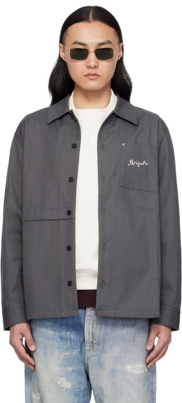 Skjorta AXEL ARIGATO Axel Arigato Rowe Canvas Overshirt Grå | A2917002, 0