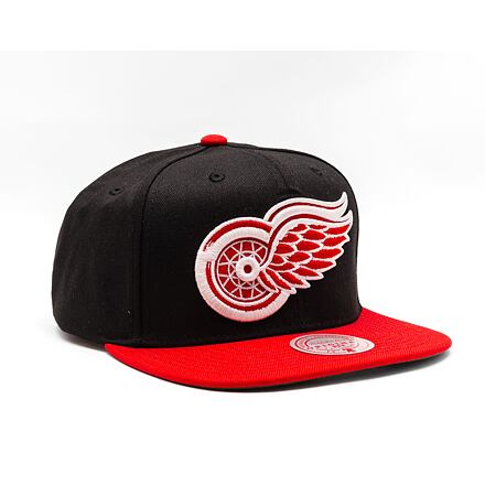 Keps Mitchell & Ness Detroit Red Wings Two Tone Snapback Hat Röd | HHSS5367-DRWYYPPPBKRD, 0