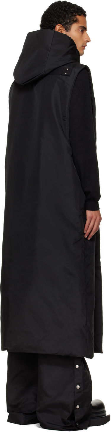 Väst Rick Owens Rick Owens DRKSHDW Concordians Hooded Vest Svart | DU02E7972 NCV, 2