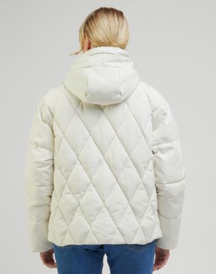 Pufferjacka Lee Short Puffer Beige | 112341600:XS, 1